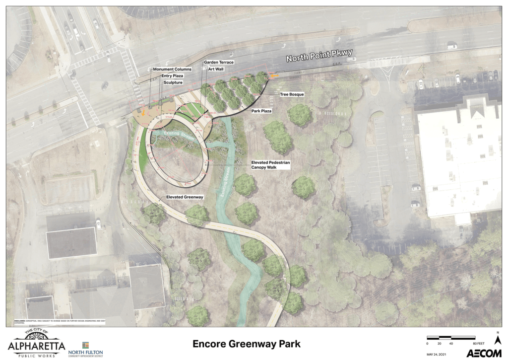 Encore Greenway Park concept