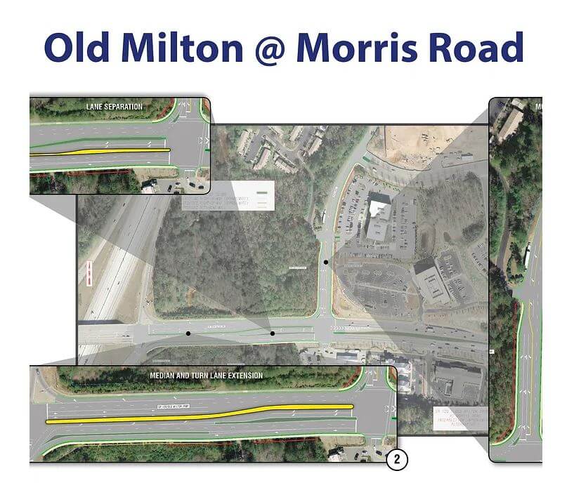 Old Milton at Morris Road Improvements