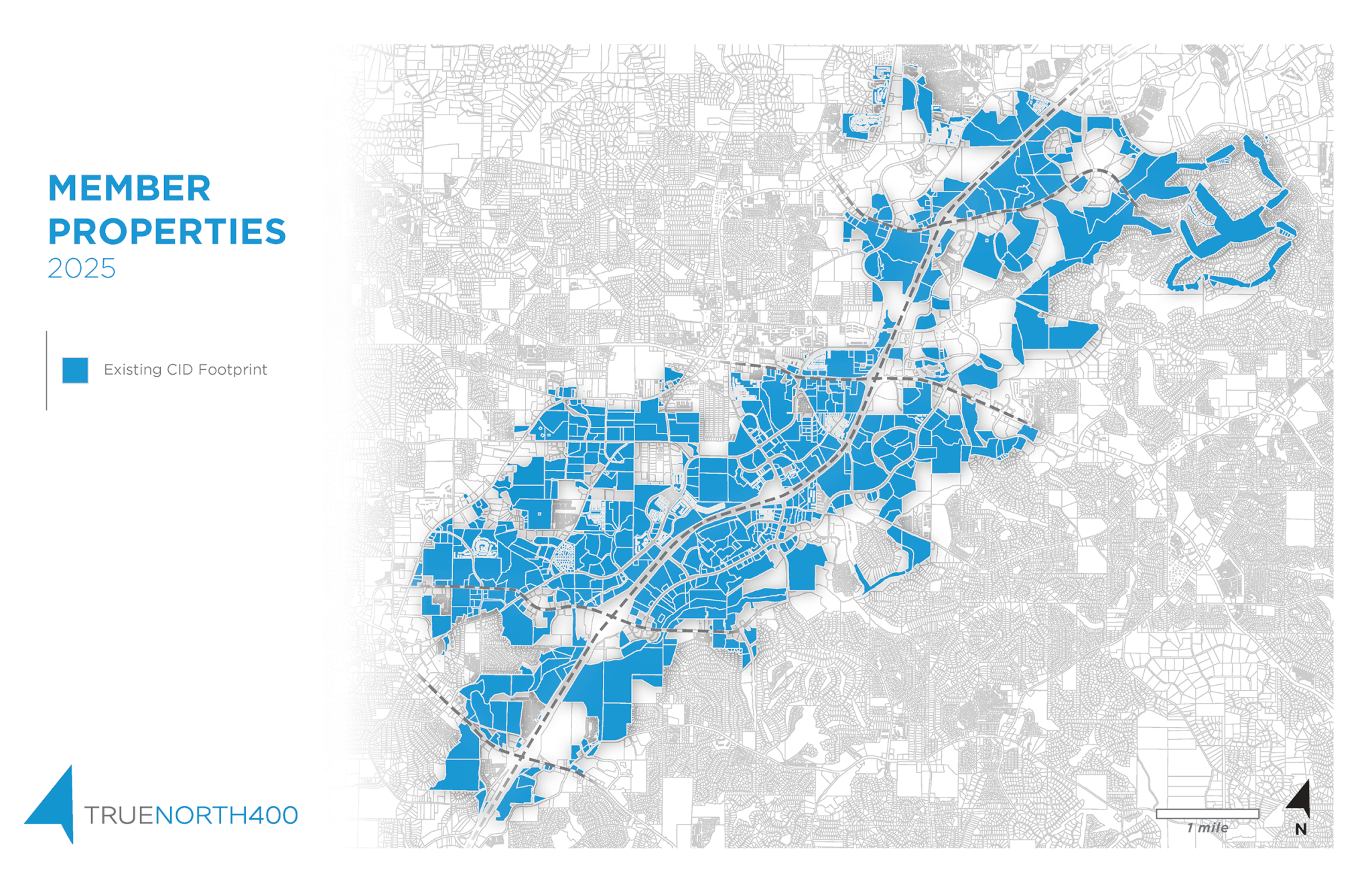 2025 True North 400 properties map 2025 True North 400 properties map