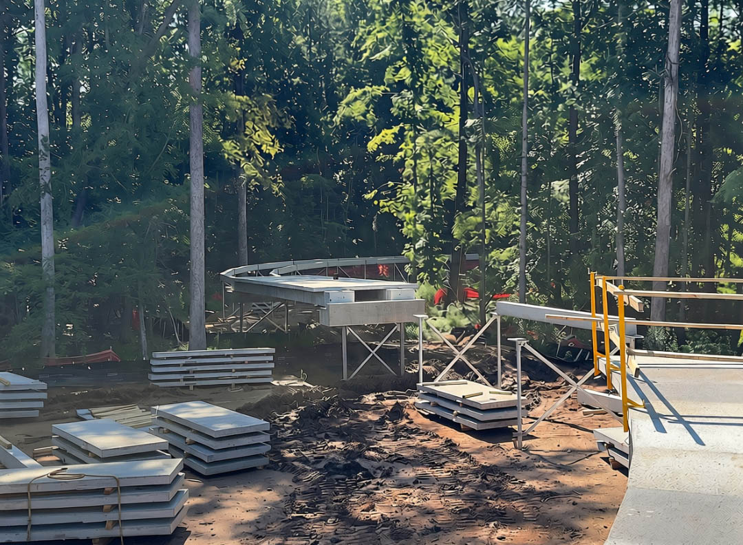 Encore Park construction July 27, 2026