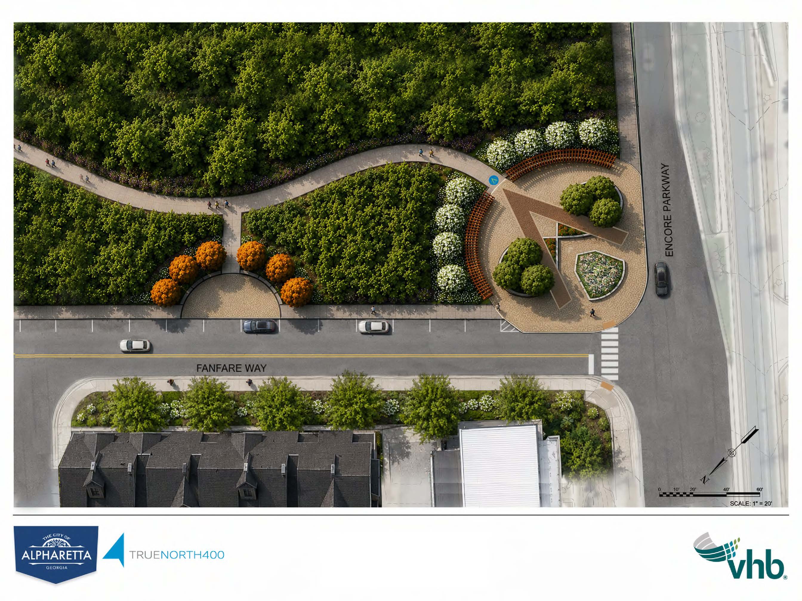 Encore AlphaLink Plaza Concept Plan
